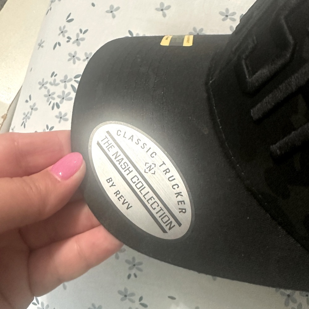 The Nash Collection Black Camo “NASH” trucker hat